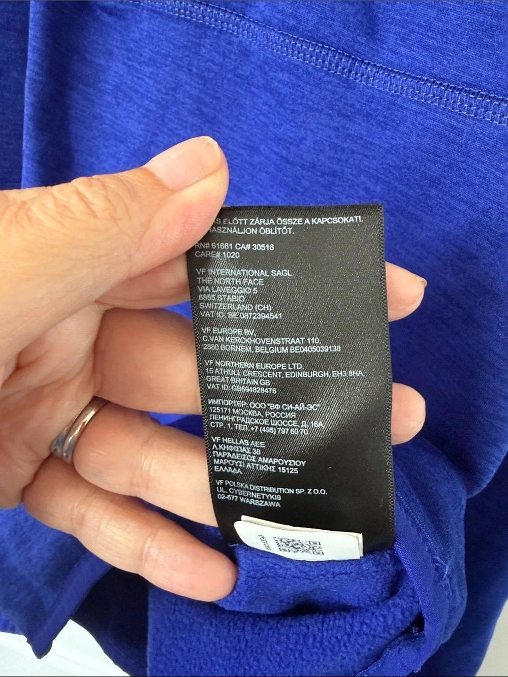 The North Face 1/4 Zip Fleece size XL